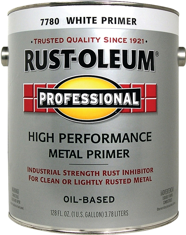 Professional Oil-based Flat Voc Formula Metal Primer, White, 1 Gallon