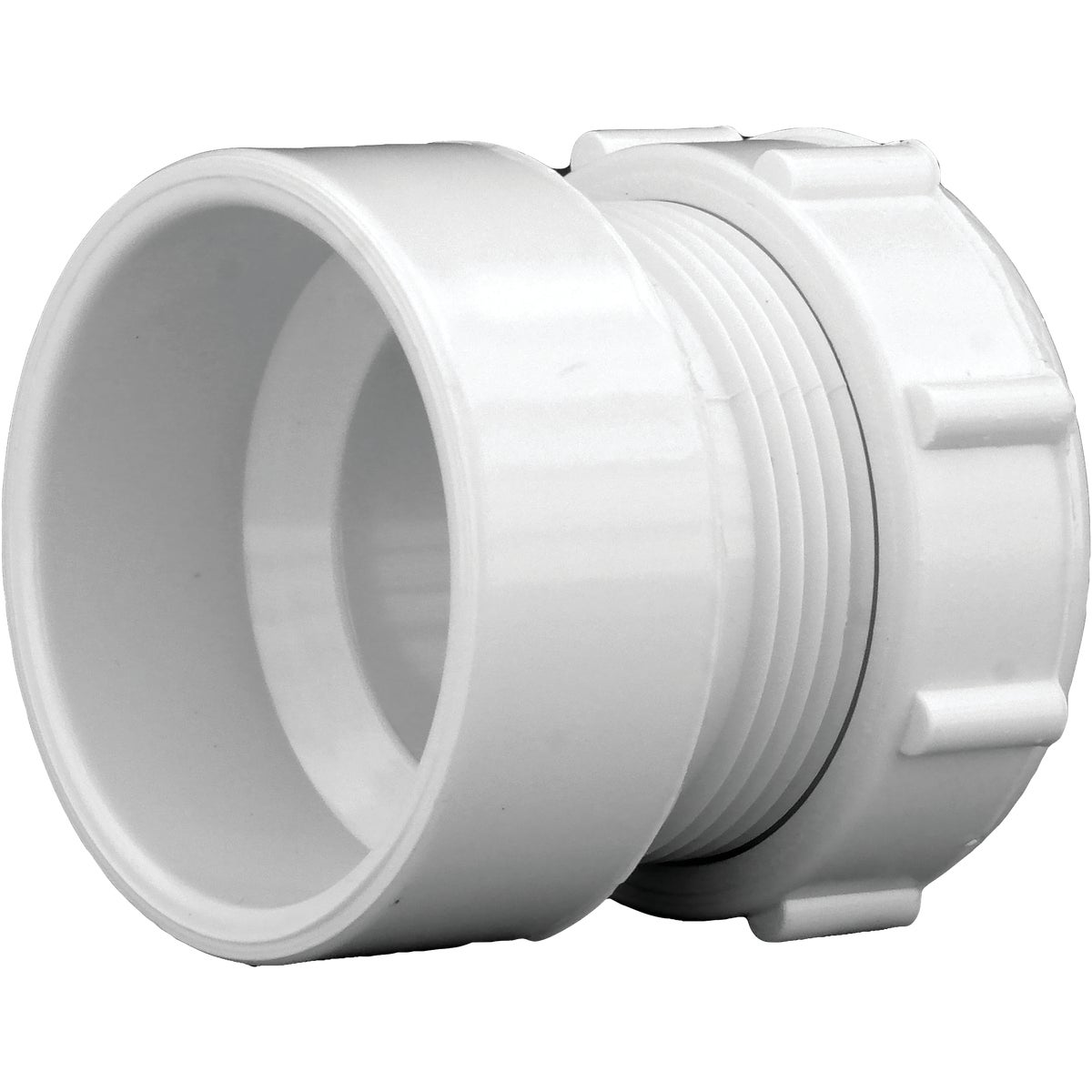 Schedule 40 DWV Female Trap Adapter, Hub x Slip Joint Nut