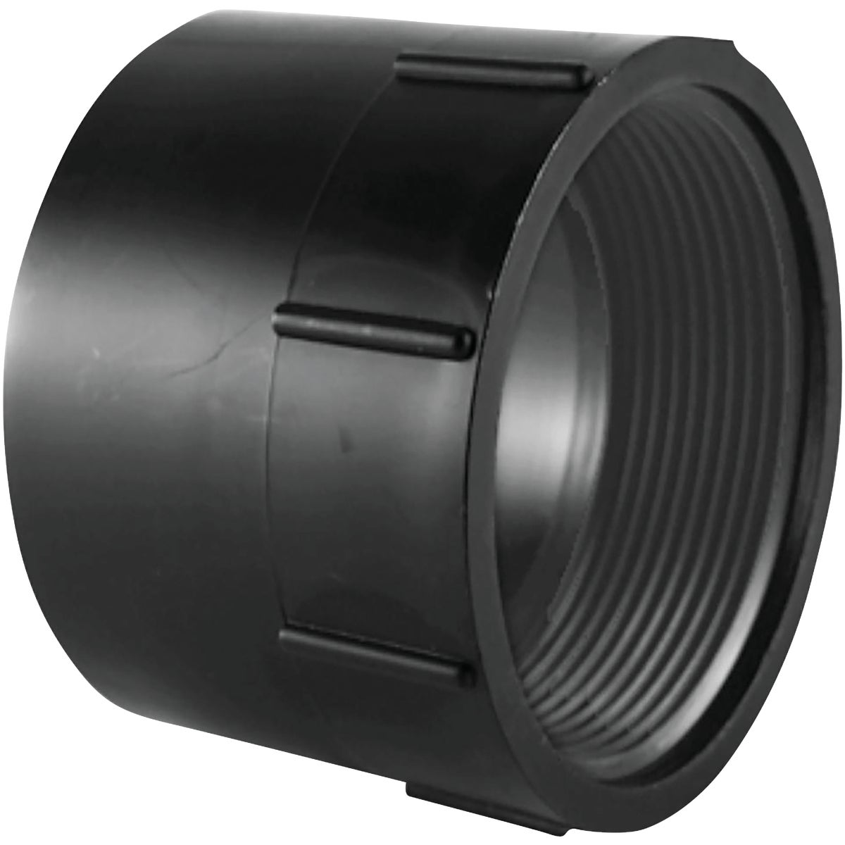 1-1/2 In. Hub X Fpt Female Abs Adapter, Schedule 40