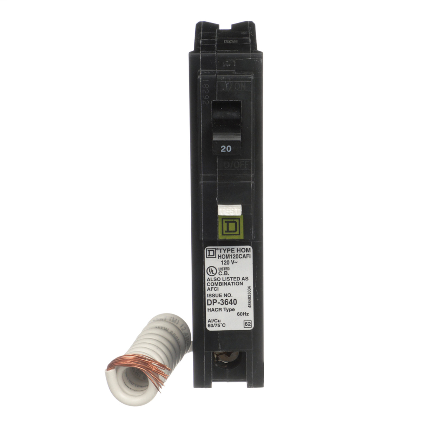 Homeline 20 Amp Single-pole Combination Arc Fault Circuit Breaker