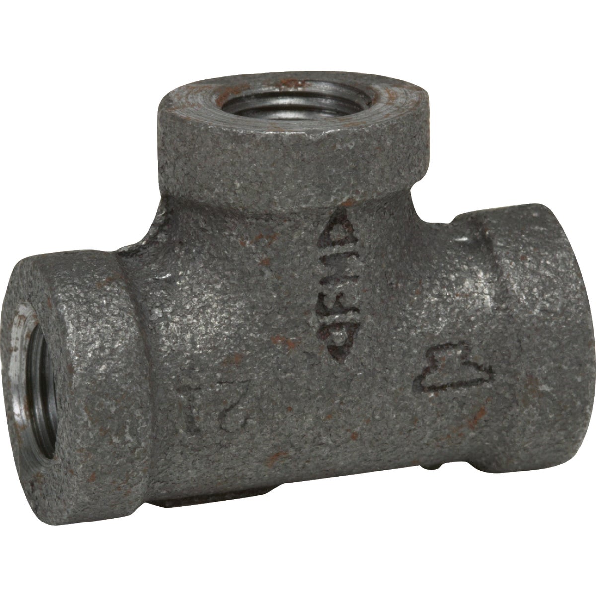1 In. Standard Malleable Black Iron Tee Fitting – Model 8700120556