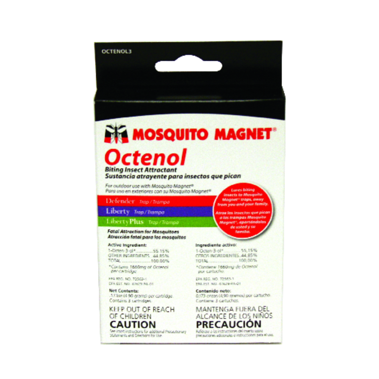 Octenol Cartridge Insect Attractant, 3-Pk.