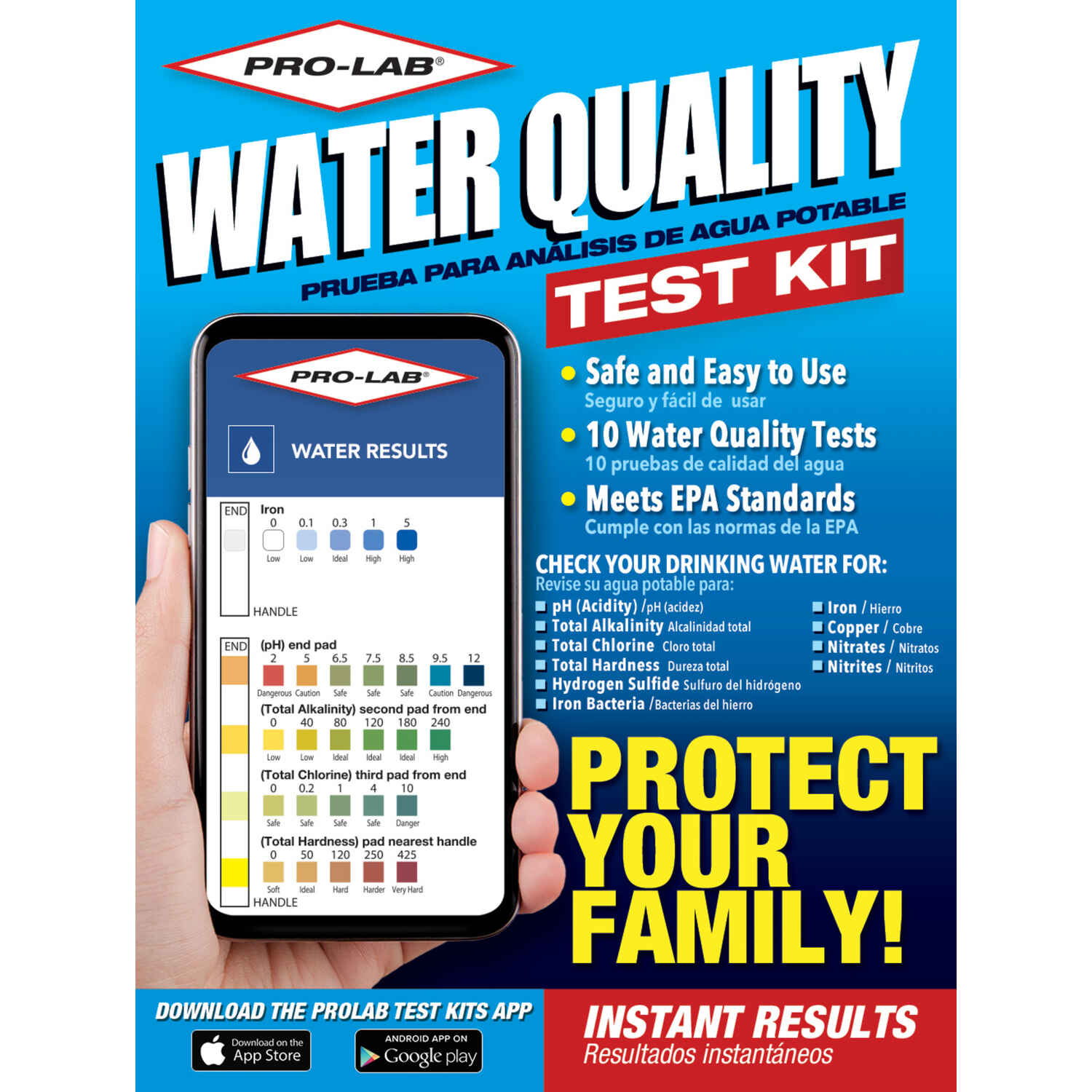 Water Quality Test Kit Wq105 – Instant Results For Municipal & Well Water