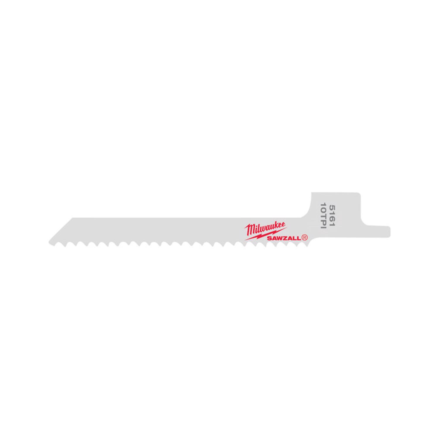 3-5/8 in. 10 Teeth per in. Metal Cutting SAWZALL Reciprocating Saw Blades (5 Pack)