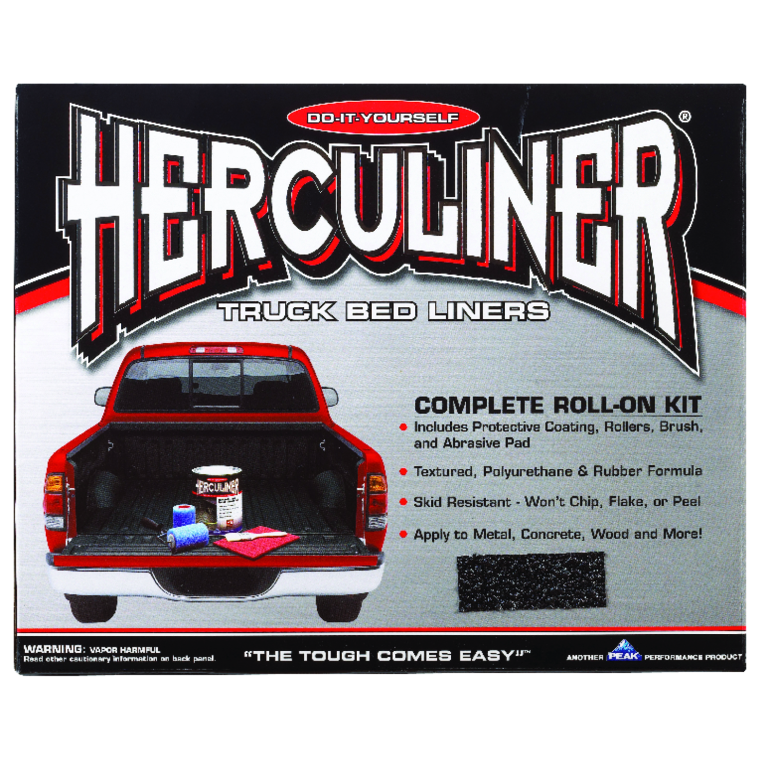 Herculiner 1 Gallon Brush-on Bed Liner Kit – Black Protective Coating