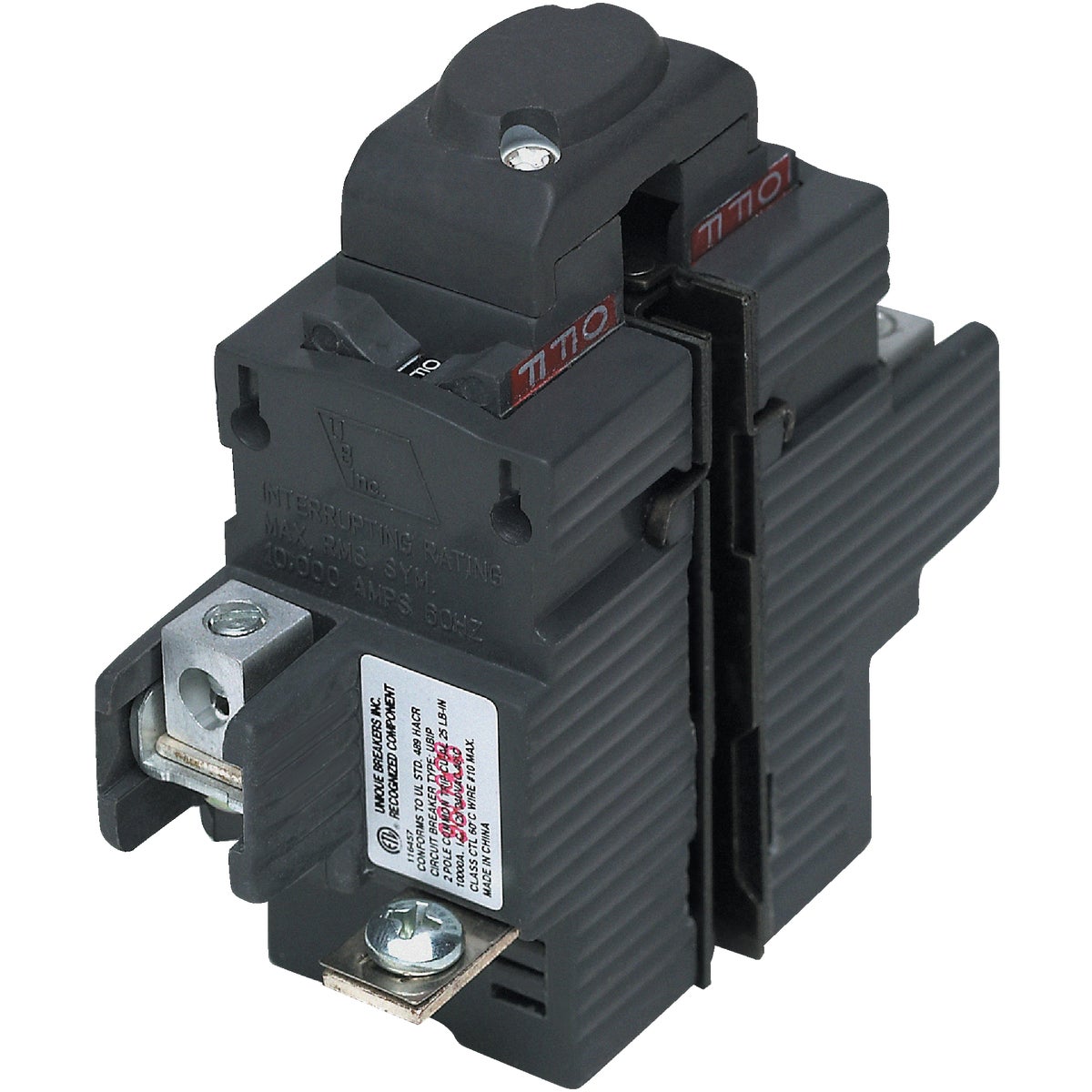 50a Double-pole Standard Trip Circuit Breaker For Pushmatic Load Centers