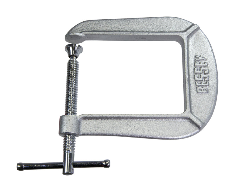 3 In. Drop Forged Adjustable C-clamp With 4-1/2 In. Throat Depth, 900 Lb