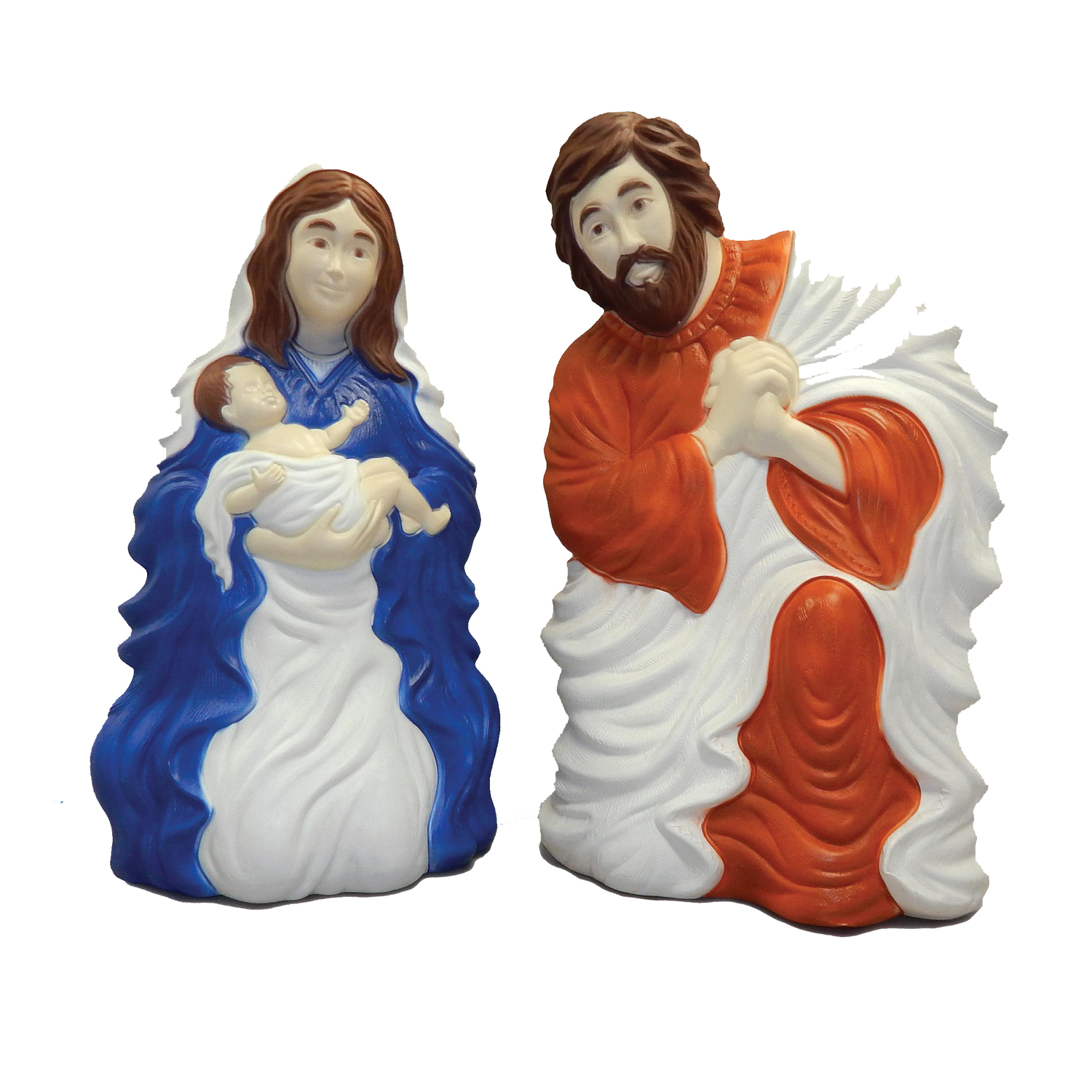 28 In. Multicolored Nativity Blow Mold Set – Christmas Decoration