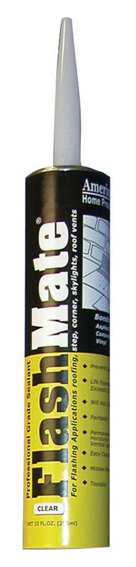 Flashmate Sealant 10 Oz. Clear Metal/plastic/rubber Threshold Sealer 2 In. W X 2 In. L