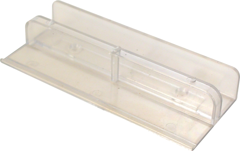 Tub and Shower Enclosure Bottom Guide, Clear Nylon, 2-Pk.