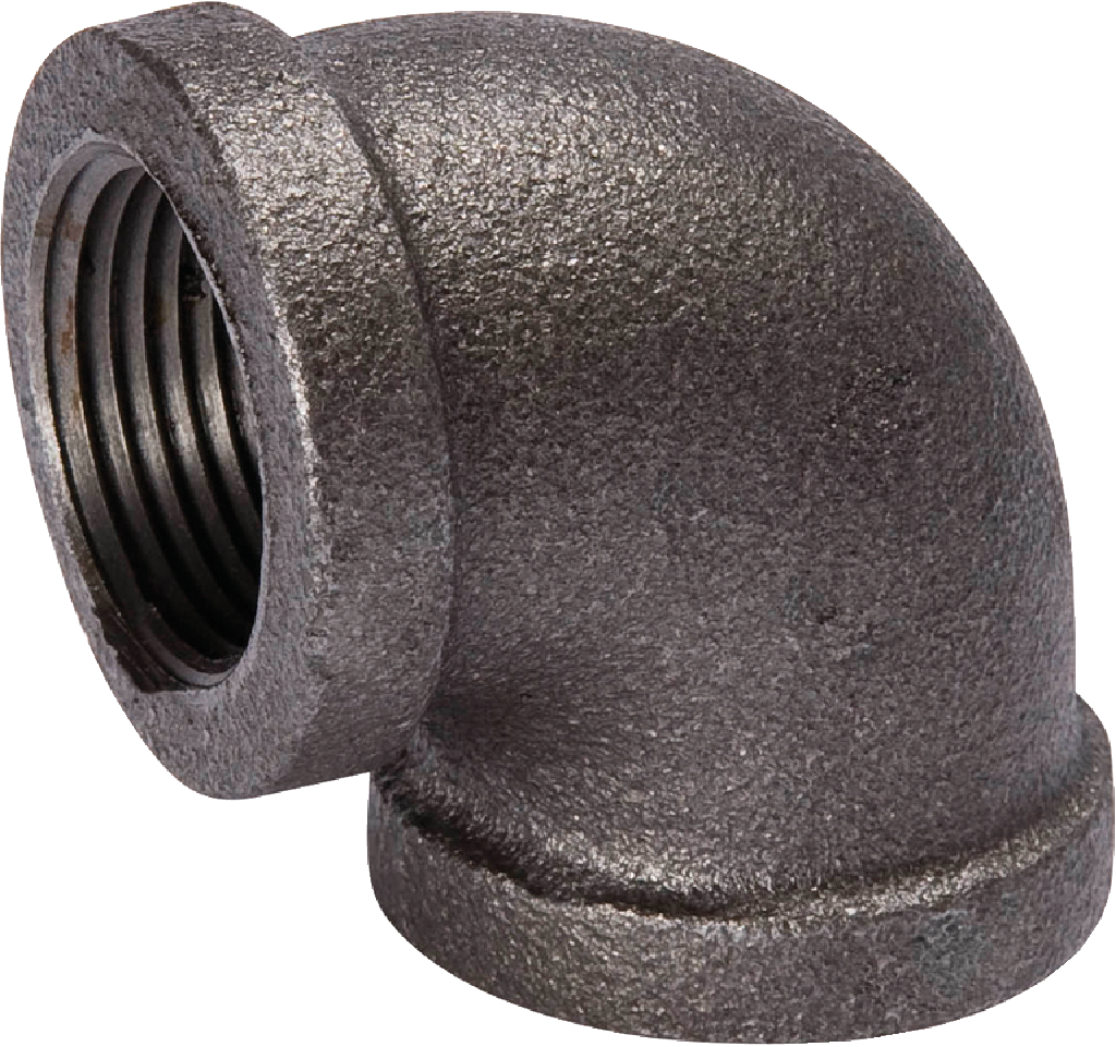 3/8 In. 90 Degree Malleable Black Iron Elbow Fitting