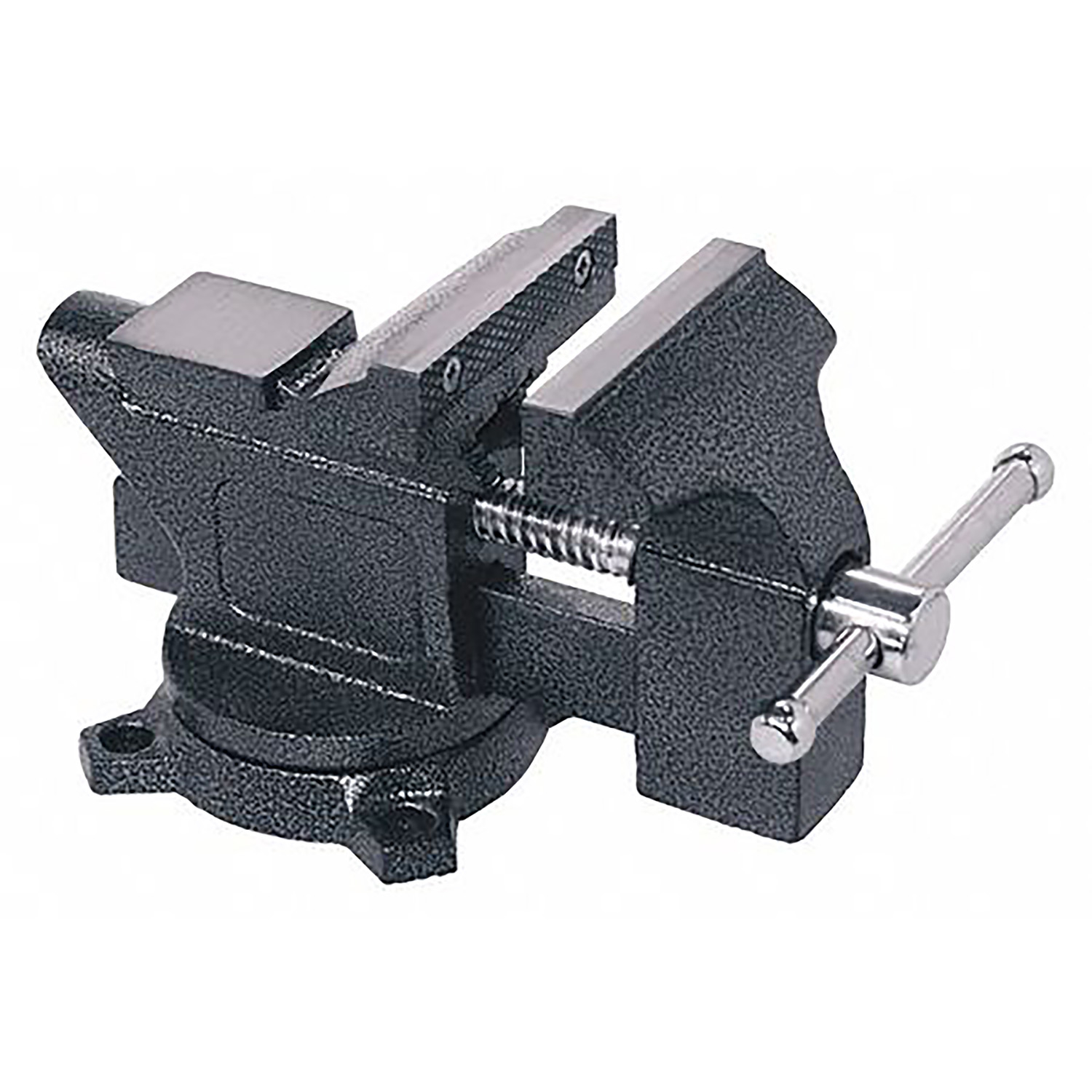 4-1/2 In. Light-duty Cast Iron Workshop Bench Vise With 270-degree Swivel Base