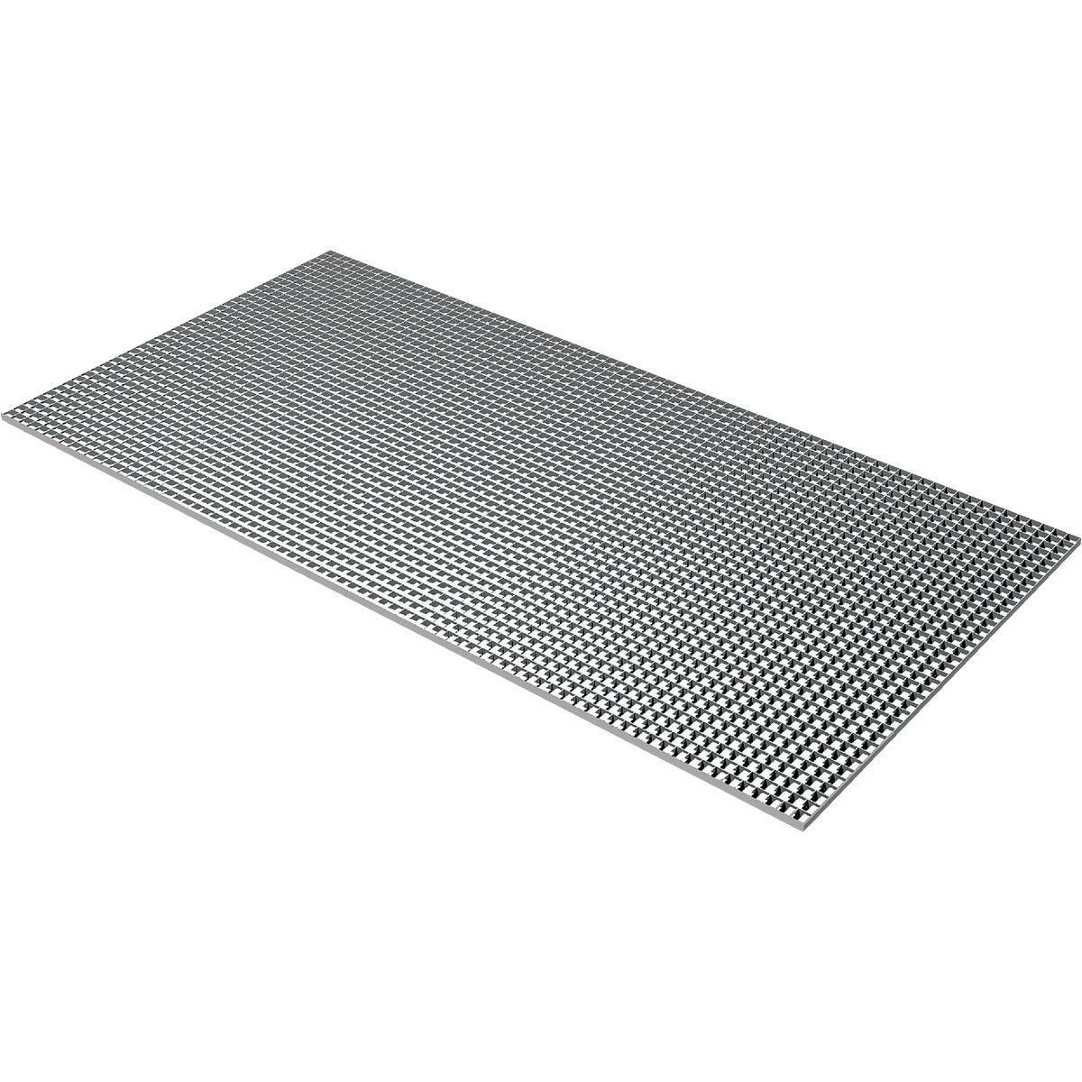 Egg Crate Lighting Diffuser, Silver, 2 x 4-Ft.
