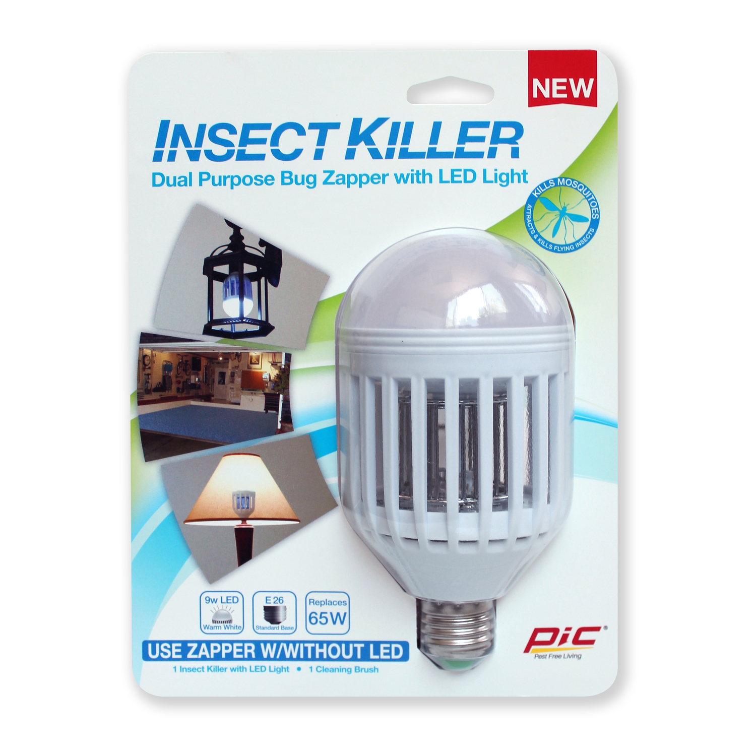 Indoor And Outdoor Electric Insect Killer Replacement Bulb 9 Watt, Model Ikc