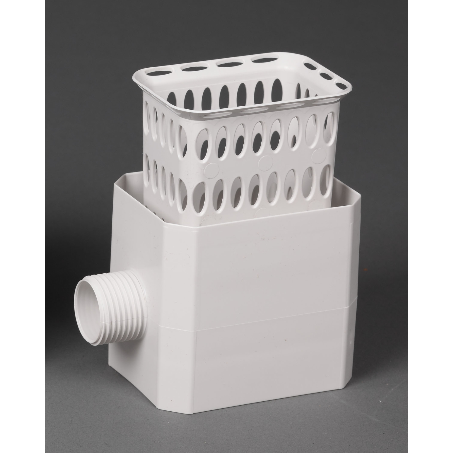 4.75 In. H X 4.25 In. W X 2.53 In. L White Plastic Rainwater Colander