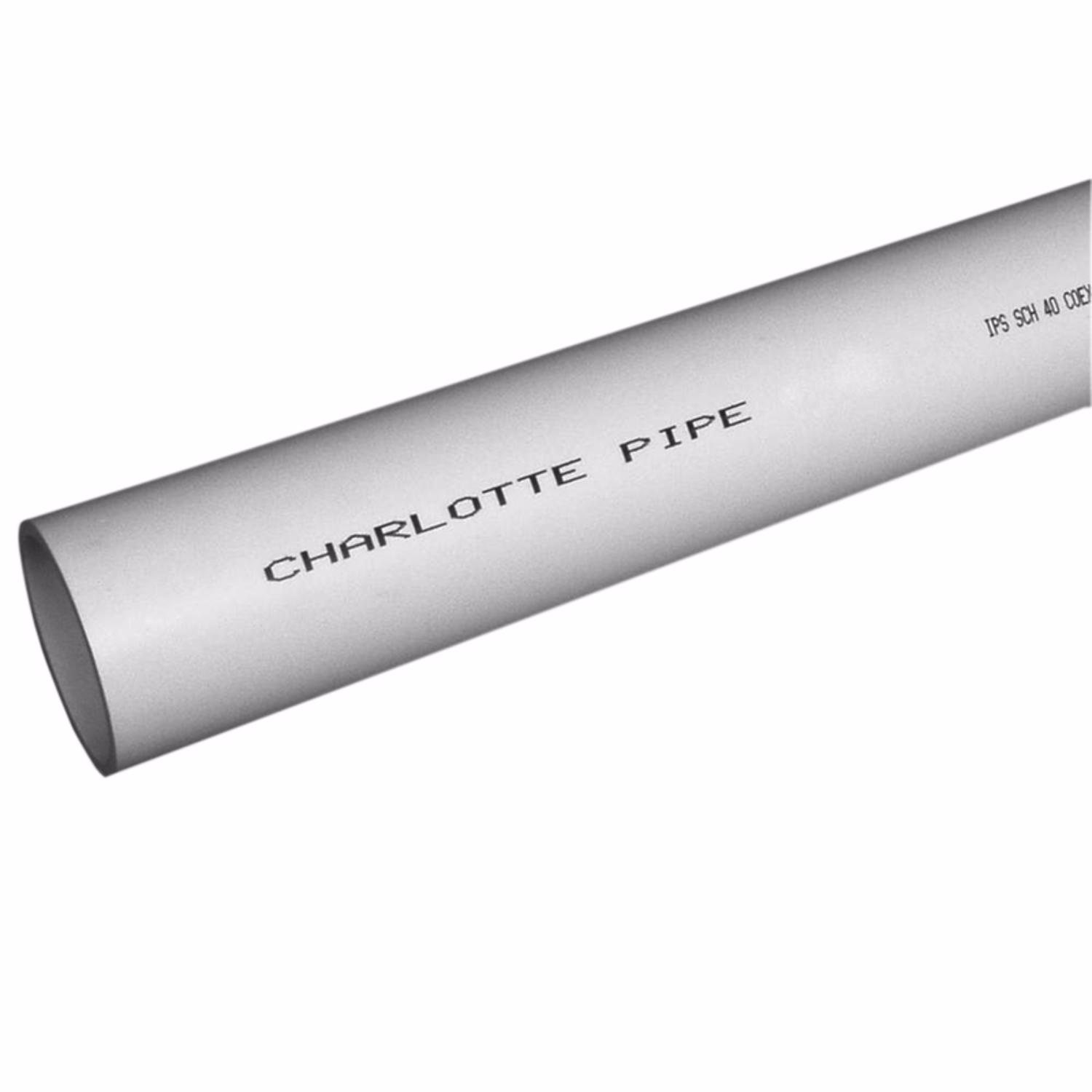 4 In. X 20 Ft. Schedule 40 Pvc-dwv Cellular Core Pipe
