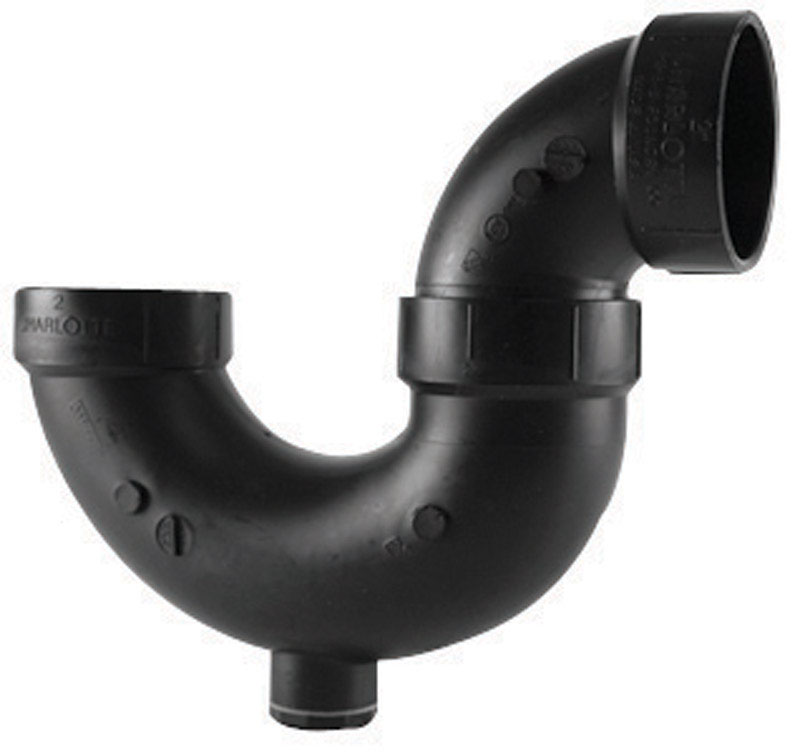 2 In. Hub X 2 In. Hub Abs P-trap With Clean Out