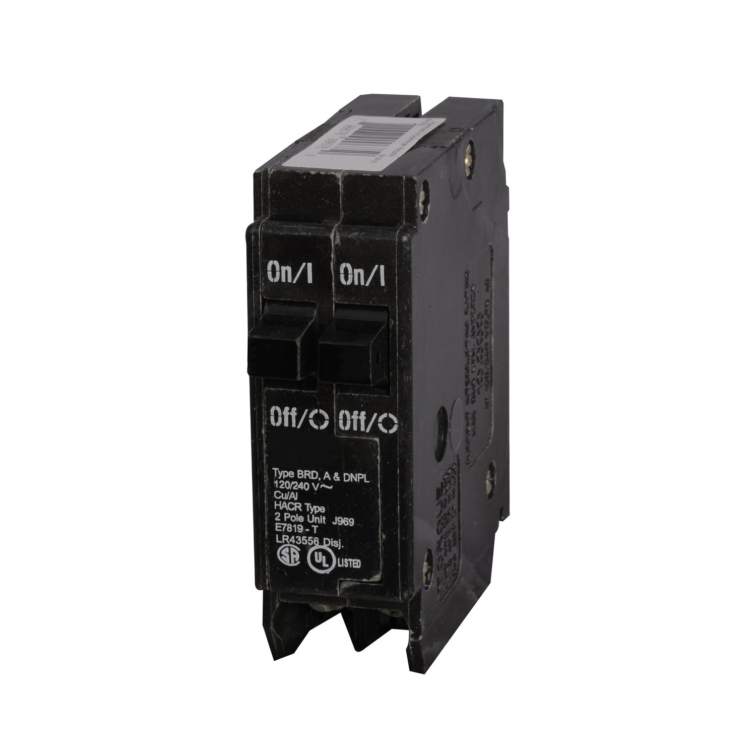 Br3030 30a/30a Double-pole Circuit Breaker For Load Centers