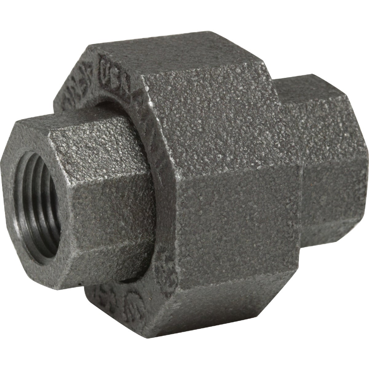 3/4 In. Ground Joint Malleable Black Iron Union – Model 8700163002
