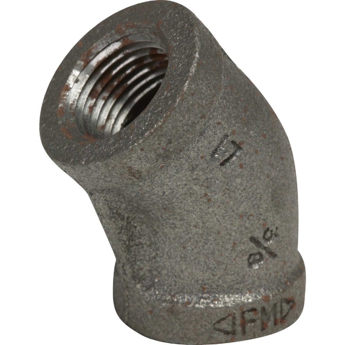1-1/4 In. 45 Degree Malleable Black Iron Elbow – Model 8700126306