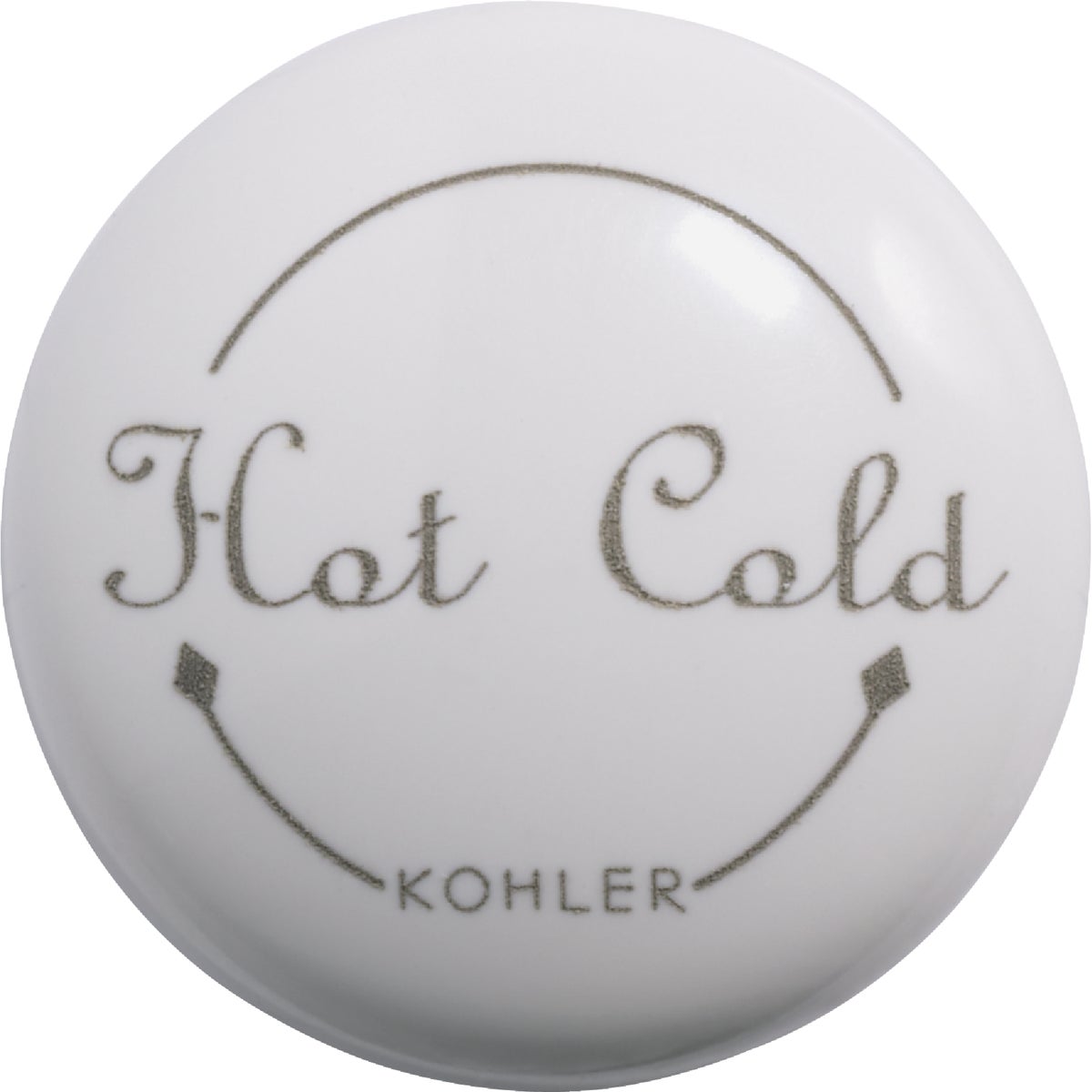 Kohler Fairfax White Single Handle Plug Button For Kitchen And Lavatory Faucets