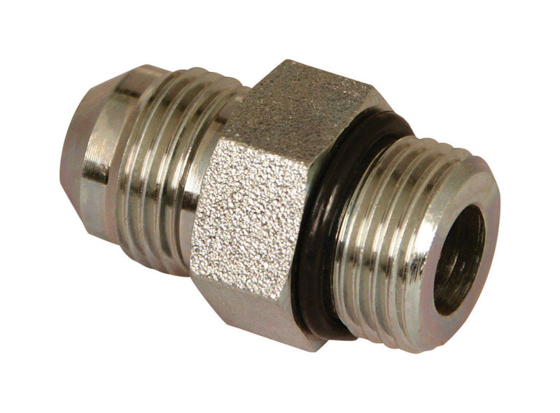 Hydraulic Adapter, 1/2-In. Male JIC x 1/2-In. Male 0-Ring Boss