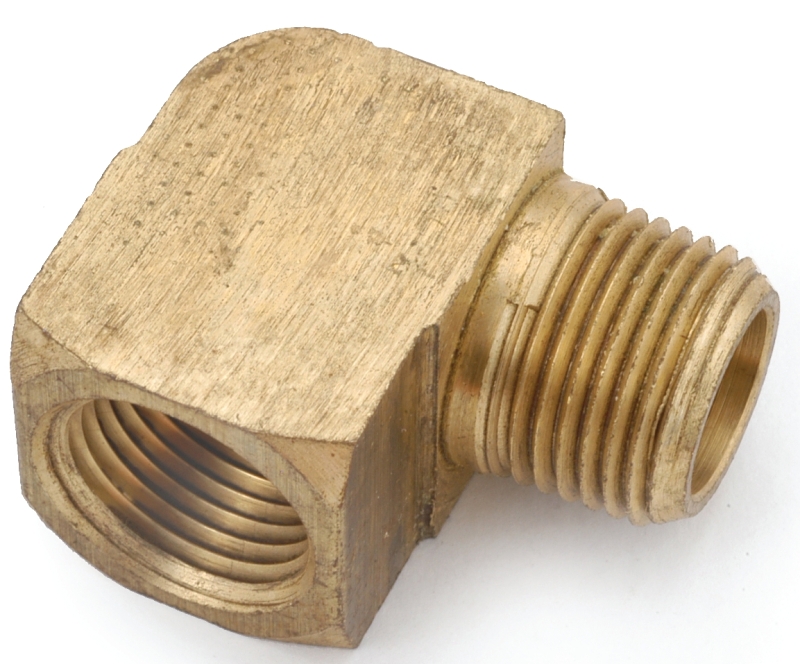 1/4 In. Lead-free Yellow Brass 90 Degree Elbow Fitting