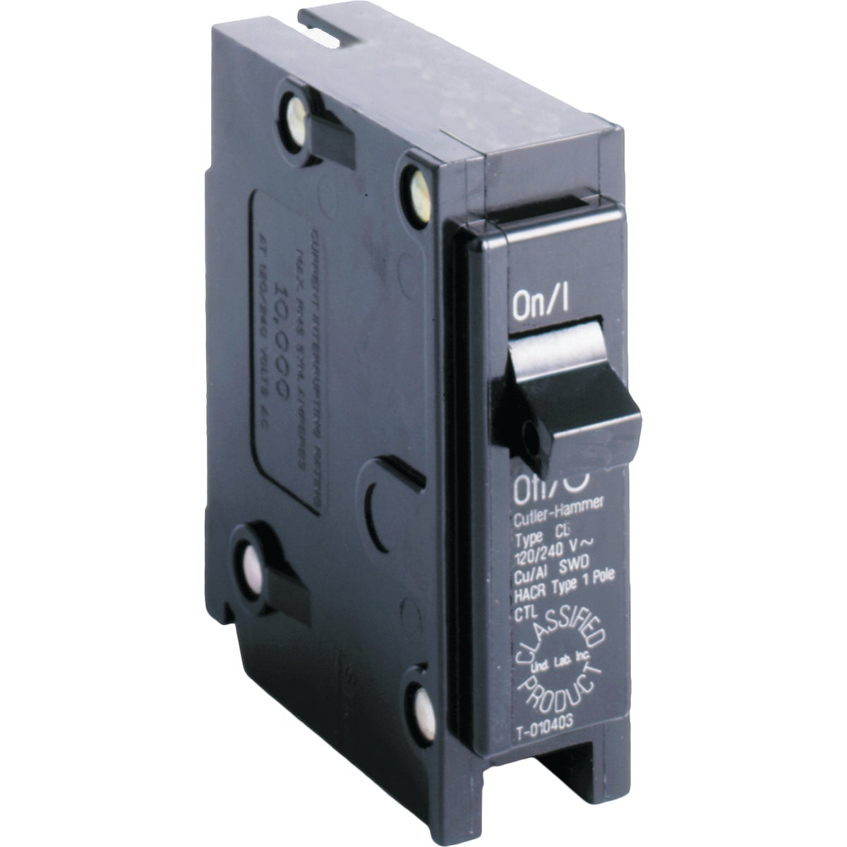 20a Single-pole Universal Replacement Circuit Breaker, Model Cl120cs