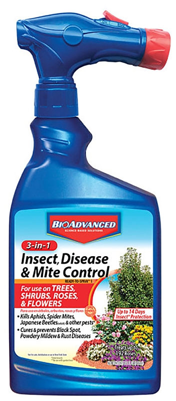 3-in-1 32 Oz. Ready To Spray Hose End Insect, Disease & Mite Control