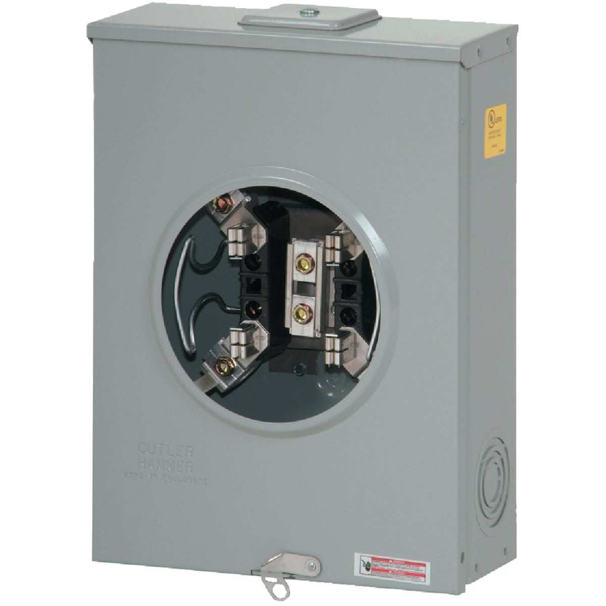 200a 600v 4-jaw Ringless Meter Socket With Bypass For Overhead/underground Service