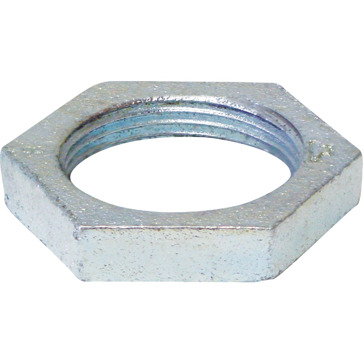 3/4 In. Malleable Iron Galvanized Lock Nut For Pipe Fittings