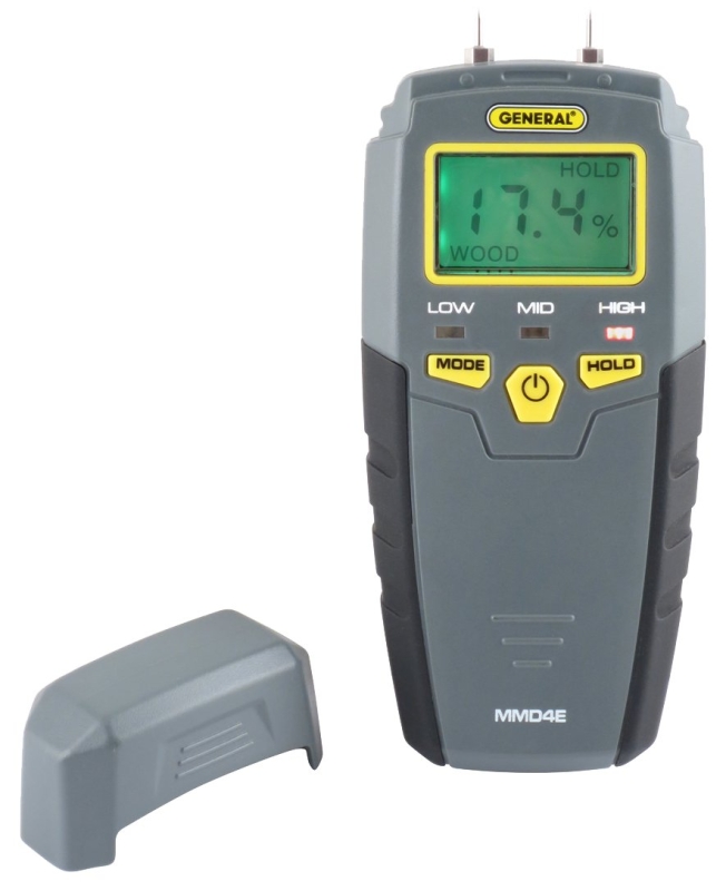 Mmd4e Digital Moisture Meter With Lcd Display For Wood And Drywall