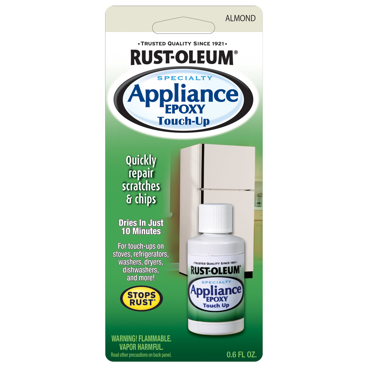 Specialty Gloss Almond Appliance Touch-up Paint 0.6 Oz – Quick Dry Formula