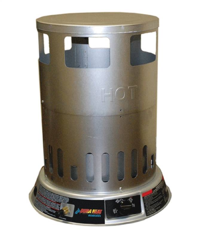Portable Convection-style Lp Gas Heater, 80,000 Btu, 2,000 Sq. Ft. Coverage
