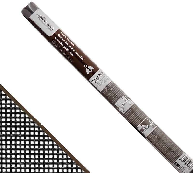 Charcoal Insect Window Screen, 36 In. X 7 Ft.