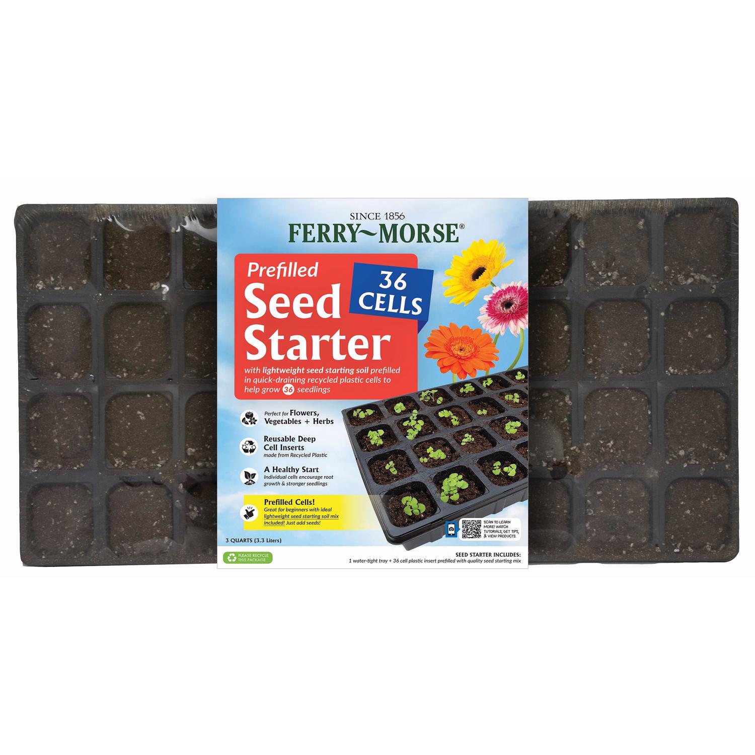 Seed Tray, With 36 Pre-Filled Cells