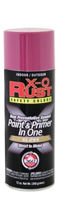 Anti-rust Enamel Spray Paint & Primer, Safety Purple Gloss, 12 Ounce