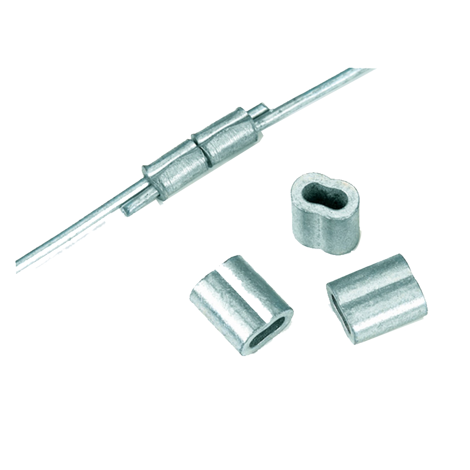 Fence Splicing Sleeve For Smooth & Barb Wire, DP 3-4/10, 10-Pk.