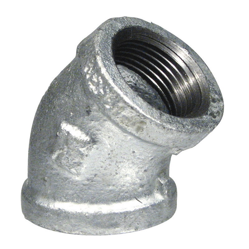 1/4 In. 45 Degree Galvanized Elbow Fitting – Model 510-201hc