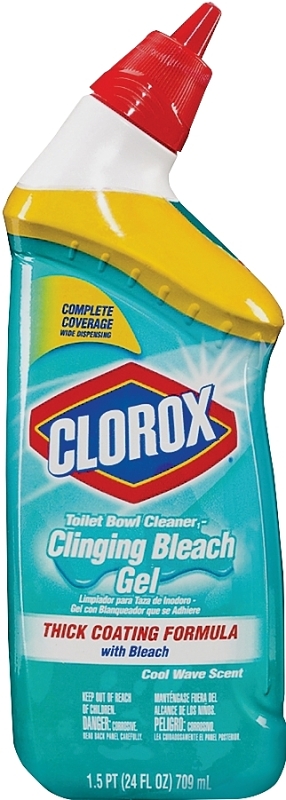 24 Oz. Clinging Bleach Gel Toilet Bowl Cleaner – Ocean Mist Scent
