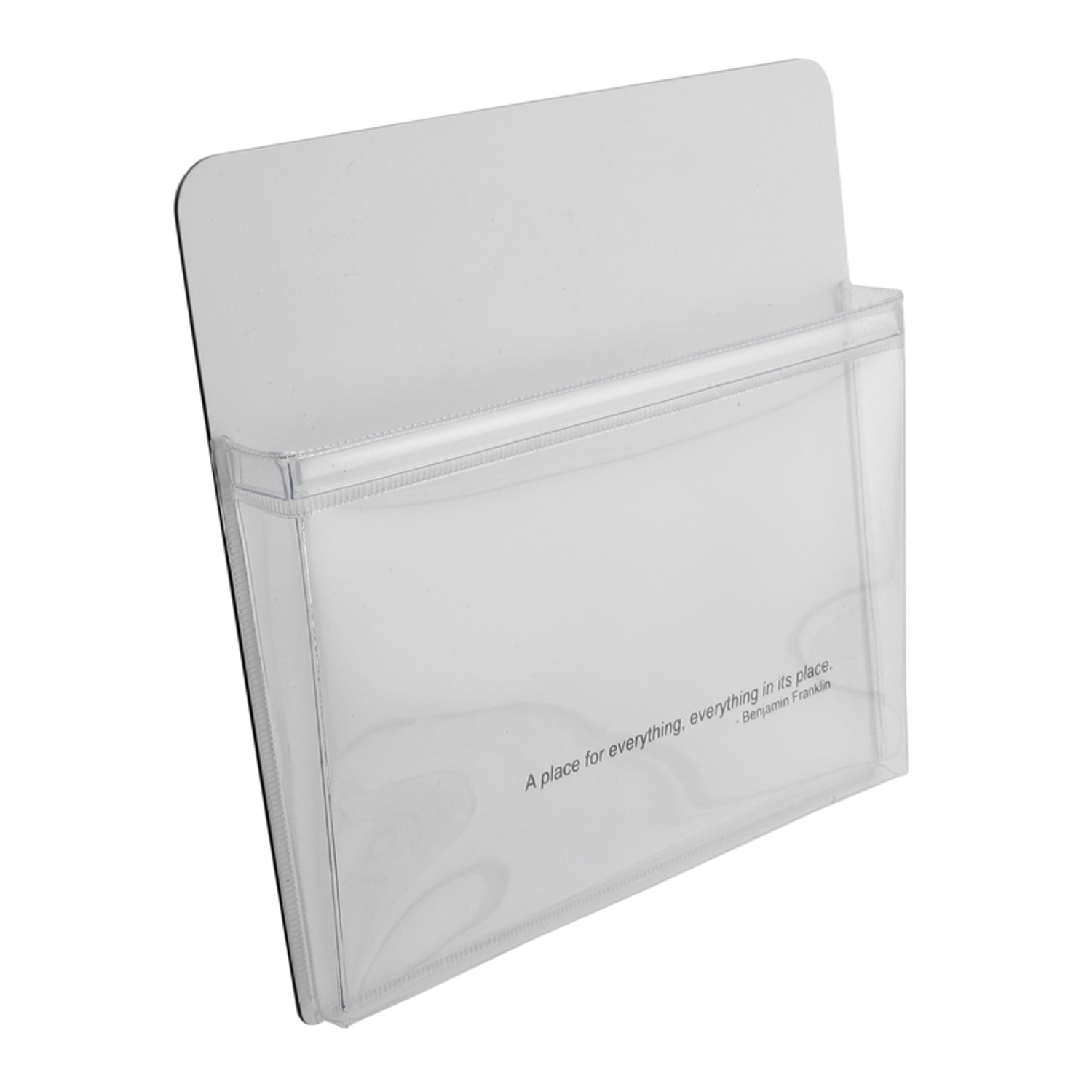 6.5 In. L X 6.5 In. W White Magnetic Pouch 60 Lb. Pull Capacity