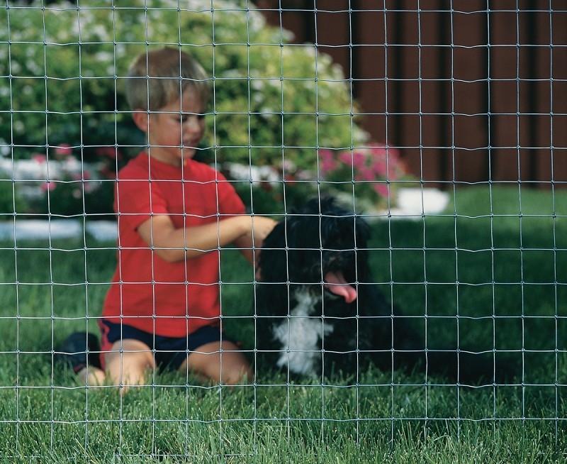 Garden And Kennel Woven Fence, 48 In. X 100 Ft., 16 Gauge