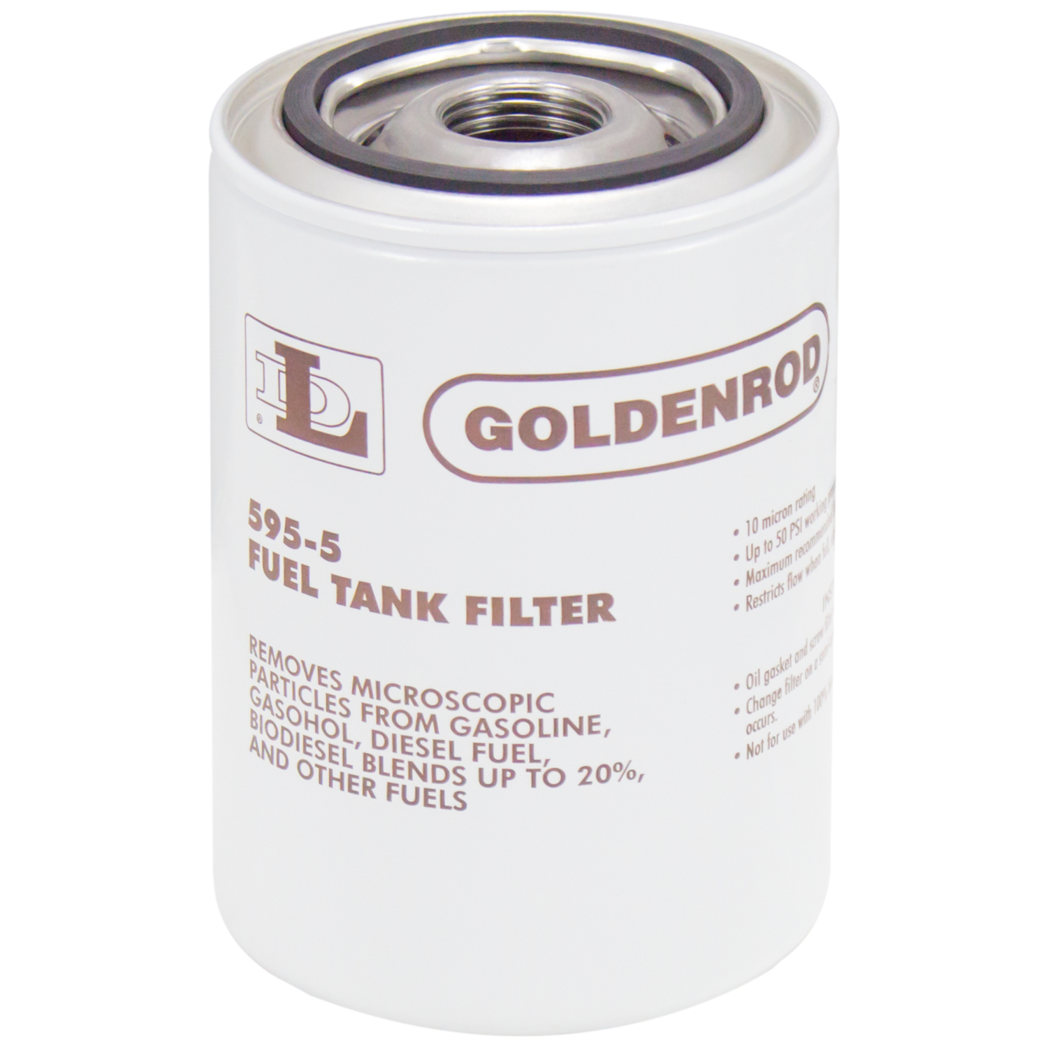 Steel Replacement Fuel Filter 25 Gpm For Gasoline And Diesel