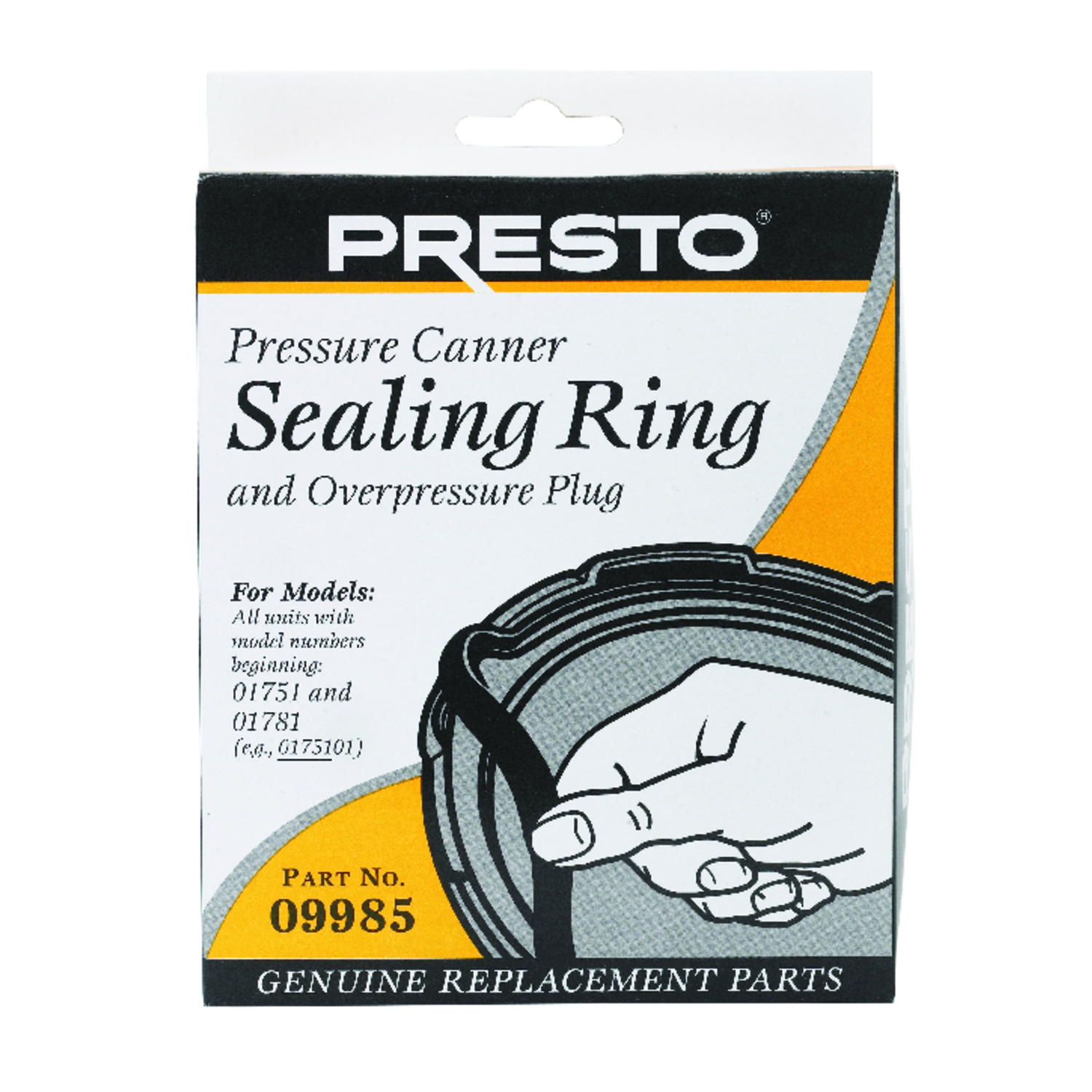 16-23 Qt. Pressure Cooker Sealing Ring With Overpressure Plug