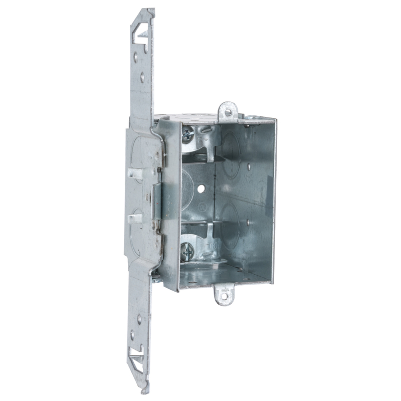 3 X 2.75-inch Deep Switch Box With Ts Bracket And Bx Clamps