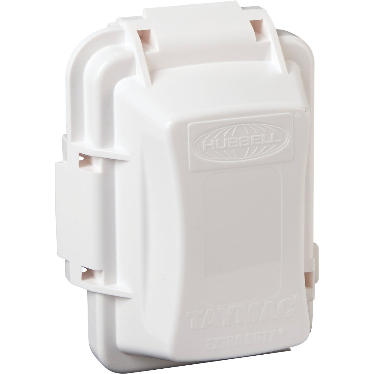Extra Duty Single Gang Vertical/horizontal Mount Polycarbonate White Outdoor Outlet Cover