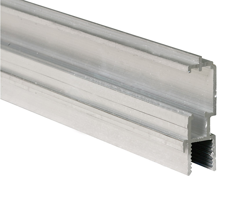 Triple Track Window Frame, Aluminum Bottom, 1-1/4 x 72 In.