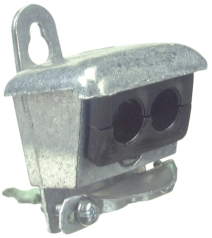 Oval Service Cable Cap, Die Cast Zinc, Fits 1/0 To 4/0 For Type Se & Seu Cable