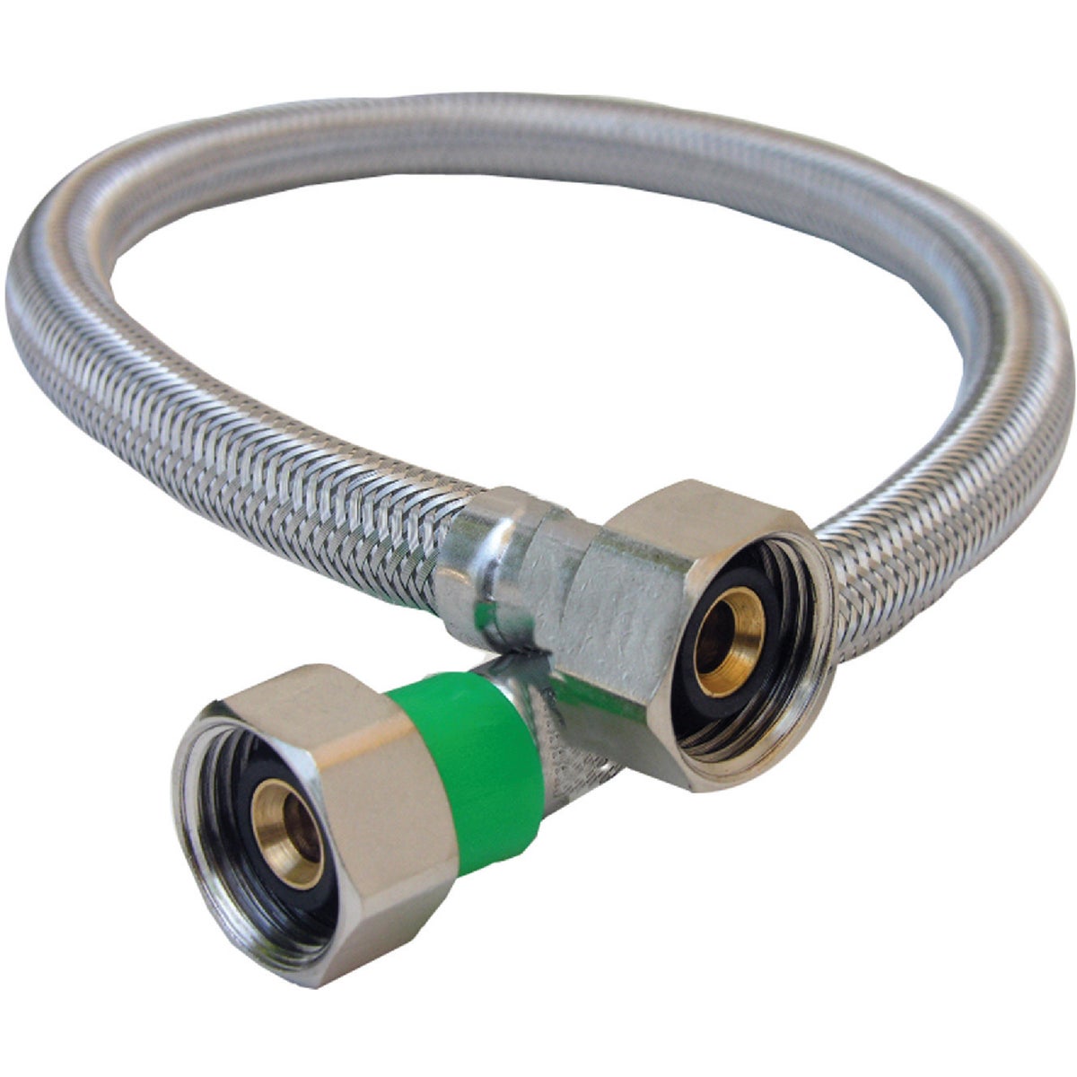 1/2 In. Ips X 1/2 In. Ips X 16 In. Braided Stainless Steel Faucet Connector