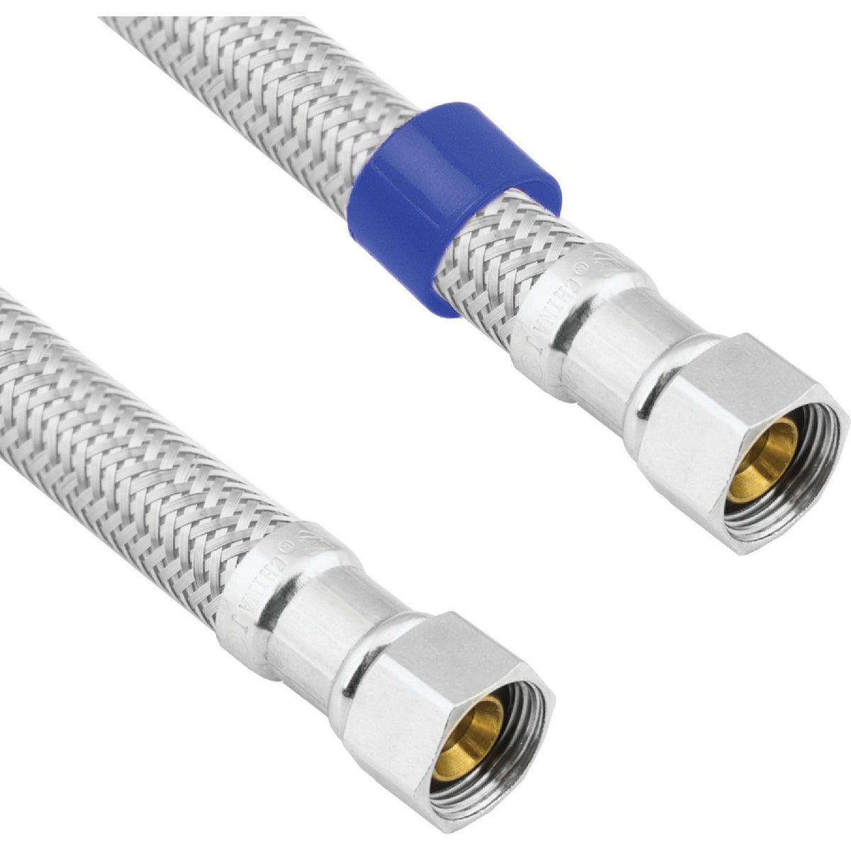 3/8 In.c X 3/8 In.c X 48 In. Braided Stainless Steel Flex Line Connector